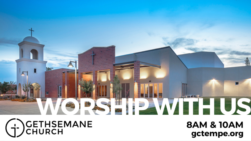 Come to experience Sunday worship at Gethsemane Church at 8am and 10am